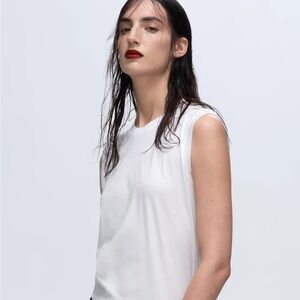 ATM Anthony Thomas Melillo Classic Jersey Cropped Sleeveless Boy Tee